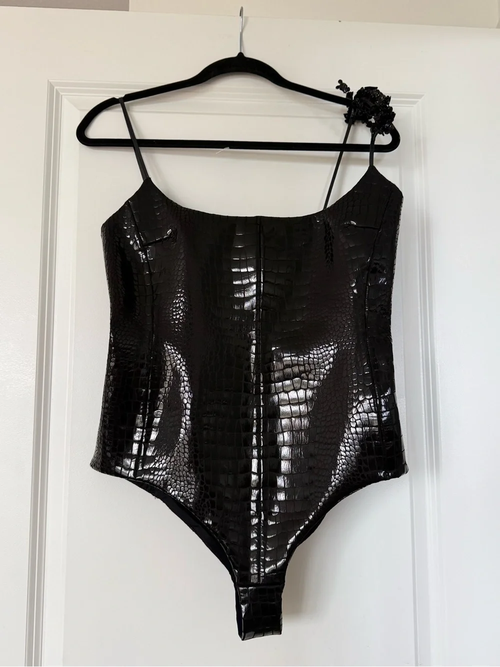 Tory Burch Faux Croc Bodysuit $698